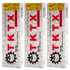 TKTX Blanc 75% – Pack de 3